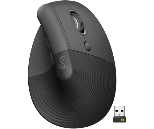 Logitech Lift Vertical Ergonomic Mouse, vaikne, must - Juhtmevaba optiline hiir