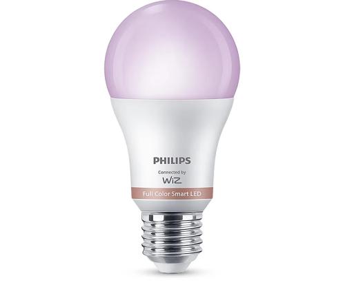 Philips WiZ LED Smart Bulb, 60 W, E27, RGB - Nutivalgusti