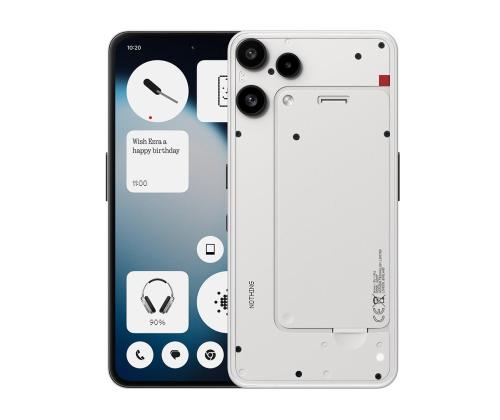 Nothing Phone (3a) lite, 8 GB, 128 GB, valge - Nutitelefon