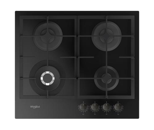 Whirlpool, laius 59 cm, must - Integreeritav gaasipliidiplaat