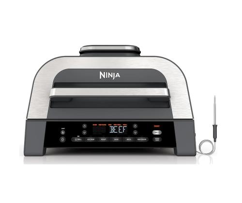 Ninja 6-in-1 MAX, 1760 W, must/hõbedane - Grill ja kuumaõhufritüür