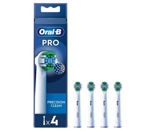 Braun Oral-B Precision Clean Pro, 4 tk, valge - Lisaharjad