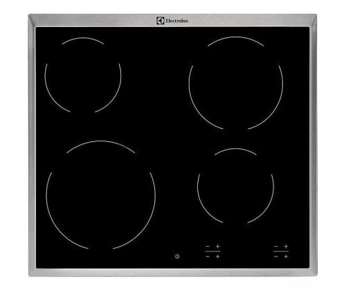 Electrolux, laius 57,6 cm, terasraamiga, must - Integreeritav keraamiline pliidiplaat
