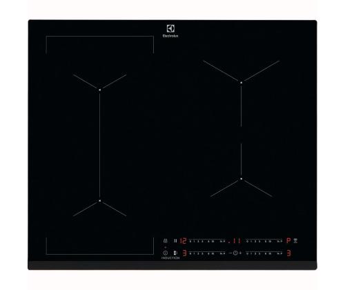 Electrolux 600 Seeria Bridge Hob2Hood, laius 59 cm, must - Integreeritav induktsioonpliidiplaat