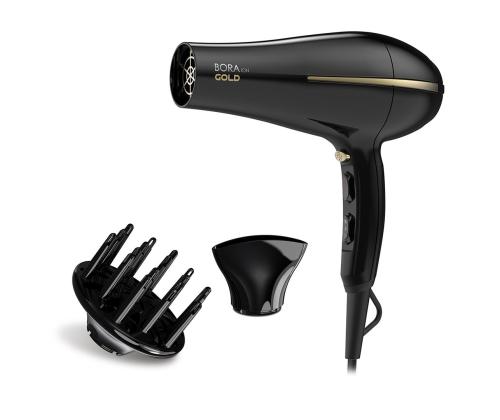 GA.MA Bora Gold Ion, 2200 W, must - Föön