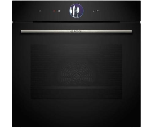 Bosch Seeria 8, 71 L, pürolüütiline puhastus, must - Integreeritav ahi