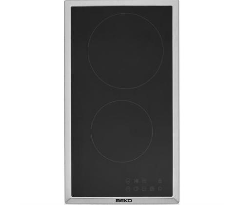 Beko, laius 28,8 cm, terasraamiga, must - Integreeritav keraamiline pliidiplaat