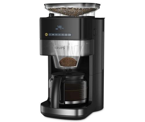 Krups Grind & Brew, 1.25 L, must - Filterkohvimasin veskiga