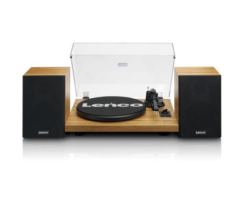 Lenco LS-500, pähklipuu - Vinüülplaadimängija kõlaritega