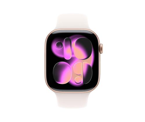Apple Watch 11, 42 mm, GPS, M/L, roosa kuld - Nutikell