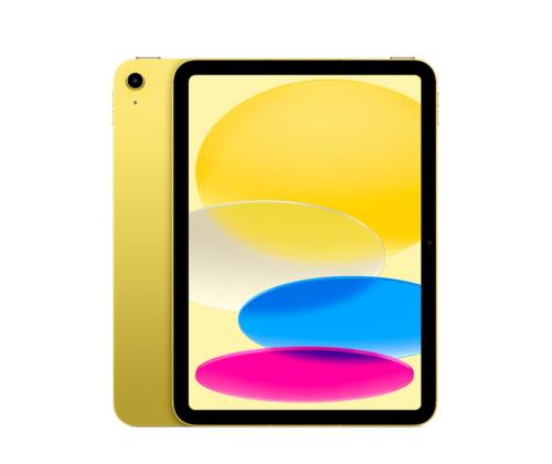 Apple iPad 10,9" (2022), 64 GB, WiFi + LTE, kollane - Tahvelarvuti