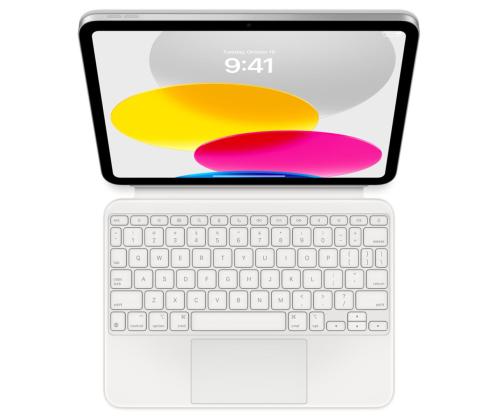 Apple Magic Keyboard Folio, iPad 10, ENG, valge - Klaviatuuriga ümbris