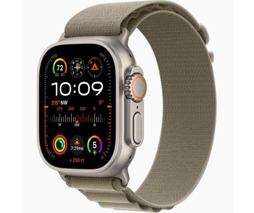 Apple Watch Ultra 2, 49 mm, Alpine Loop, Large, roheline - Nutikell