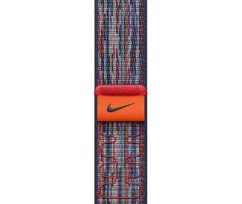 Apple Nike Sport Loop, 42mm, sinine/punane - Kellarihm