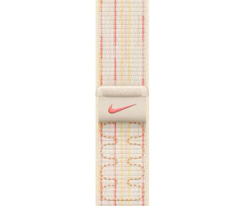 Apple Nike Sport Loop, 46mm, beež/roosa - Kellarihm
