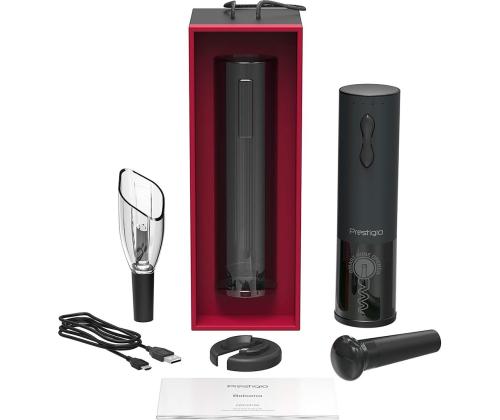 Prestigio Bolsena, must - Automaatne veinipudeli avaja