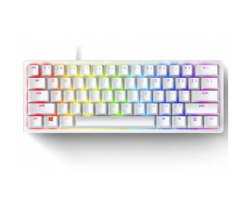 Razer Huntsman Mini Mercury Ed. Razer Red Switch, US, valge - Mehaaniline klaviatuur