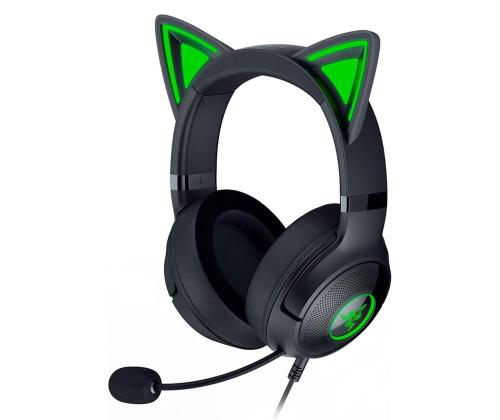 Razer Kraken Kitty V2, must - Juhtmega peakomplekt