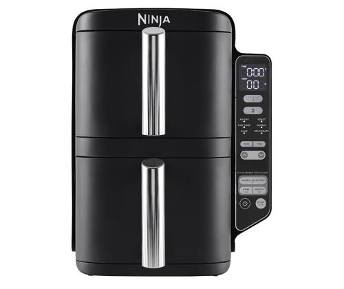 Ninja Double Stack 7.6 L, 2470 W, must - Kuumaõhufritüür