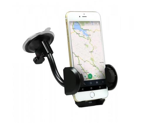 SBS Windshield, must - Telefonihoidja autosse