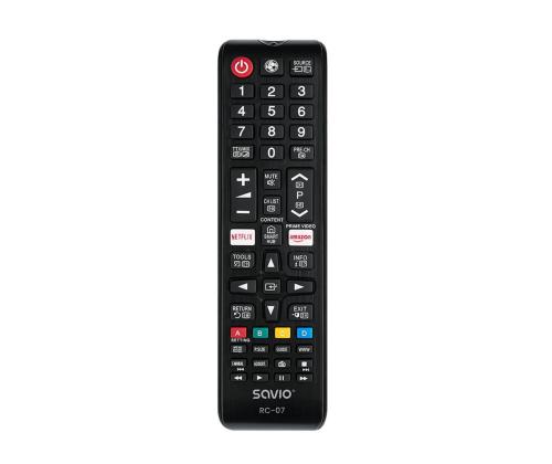 Savio RC-07, Samsung TV, must - Teleri asenduspult