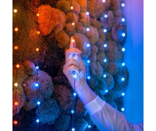 Twinkly Candies Pearls, RGB, 100 LED, USB-C, 6 m, läbipaistev - Nutivalgusti