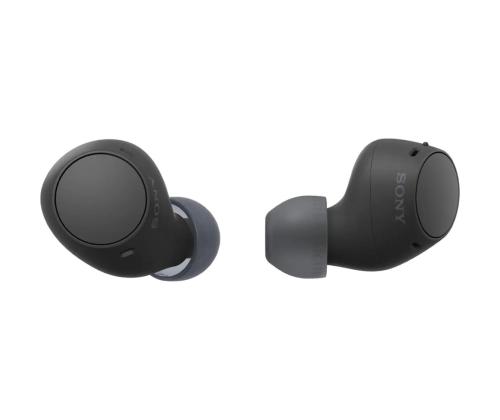Sony WF-C510, must - Täielikult juhtmevabad kõrvaklapid