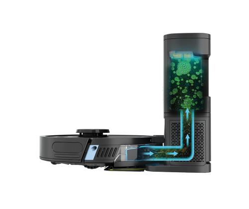 Shark Matrix Plus, märg- ja kuivpuhastus, must - Robottolmuimeja isetühjendusjaamaga