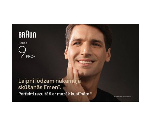 Braun Series 9 Pro+ Wet & Dry, 6-ühes SmartCare keskus ja PowerCase reisikarp, tumehall - Pardel