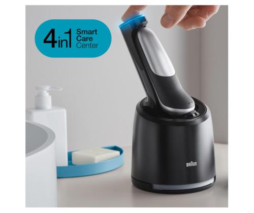 Braun Series 7 360° Flex, AutoSense, Wet & Dry, must/hõbedane - Pardel