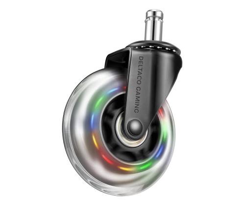 Deltaco GAM-141, 5 tk, värvilised - Rattad mänguritoolile