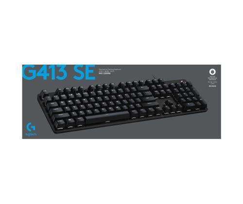 Logitech G413 SE, SWE, must - Mehaaniline klaviatuur
