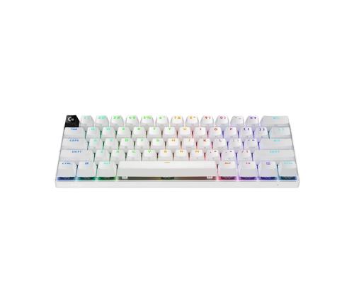 Logitech PRO X 60, US, valge - Juhtmevaba klaviatuur