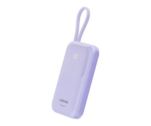 Canyon OnPower 101, 10 000 mAh, lilla - Akupank