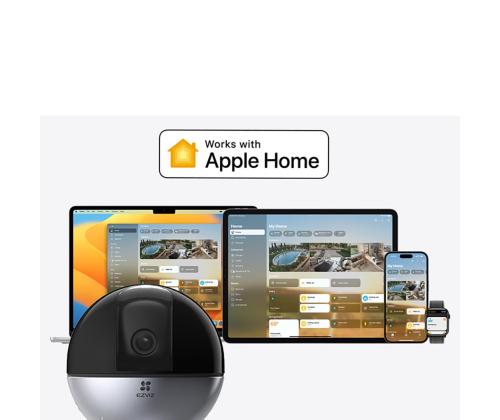 EZVIZ E6, 5 MP, WiFi, LAN, inimese tuvastus, öörežiim, must - Pöördkaamera