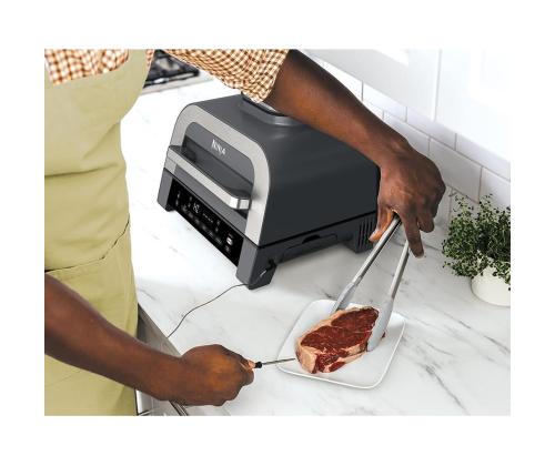 Ninja 6-in-1 MAX, 1760 W, must/hõbedane - Grill ja kuumaõhufritüür