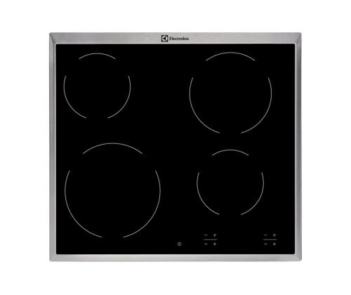Electrolux, laius 57,6 cm, terasraamiga, must - Integreeritav keraamiline pliidiplaat