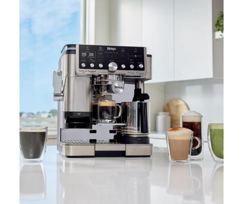 Ninja Luxe Café Pro, must/roostevaba teras - Espressomasin