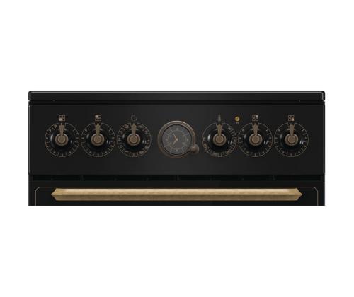 Gorenje, retro, 70 L, must - Eraldiseisev keraamiline pliit