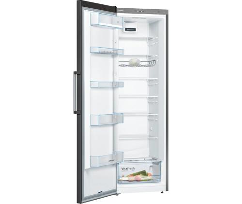 Bosch Seeria 4, NoFrost, 346 L, kõrgus 186 cm, must - Jahekapp