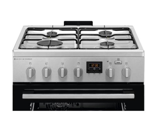 Electrolux Steambake, 58 L, laius 60 cm, roostevaba teras - Gaasipliit elektriahjuga