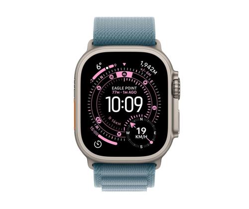 Apple Watch Ultra 3, 49 mm, Alpine Loop, Medium, titaan / helesinine - Nutikell
