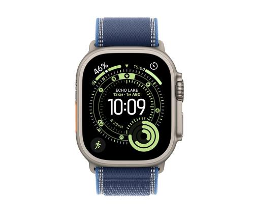 Apple Watch Ultra 3, 49 mm, Trail Loop, S/M, titaan / sinine - Nutikell