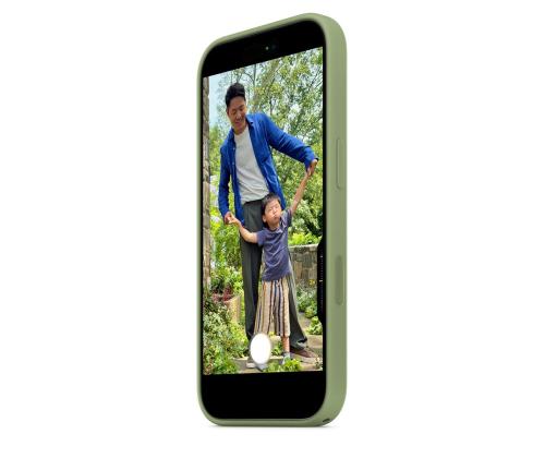 Apple Silicone Case with Magsafe, iPhone 17, roheline - Ümbris