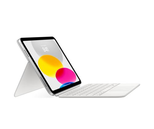 Apple Magic Keyboard Folio, iPad 10, ENG, valge - Klaviatuuriga ümbris