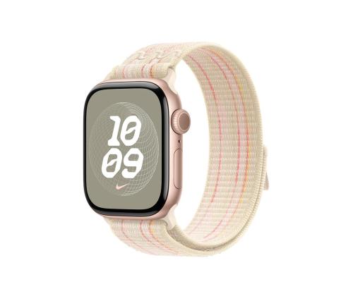 Apple Nike Sport Loop, 46mm, beež/roosa - Kellarihm