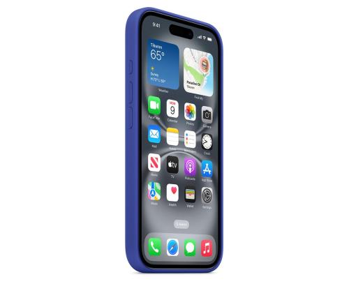 Apple Silicone Case with Magsafe, iPhone 16, sinine - Ümbris