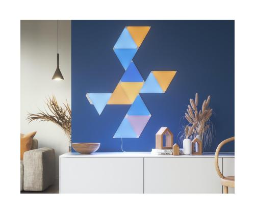 Nanoleaf Shapes Triangles, 9 paneeli, valge - Nutivalgusti stardikomplekt