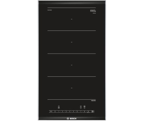 Bosch seeria 6, laius 30,6 cm, terasraamiga, must - Integreeritav induktsioonpliidiplaat