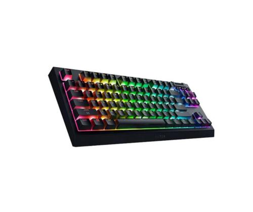 Razer BlackWidow V4, TKL, tactile, must - Juhtmevaba klaviatuur